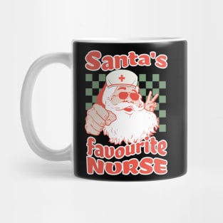 Santa's Favorite Nurse Mug